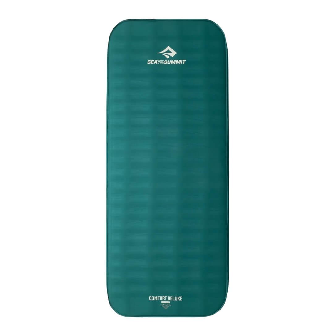 Selvoppusteligt liggeunderlag - Sea to Summit Comfort Deluxe - Rektangulær - Large - Grøn