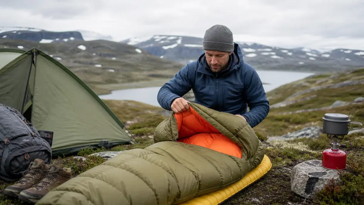 Sådan vælger du den rigtige sovepose til tur
