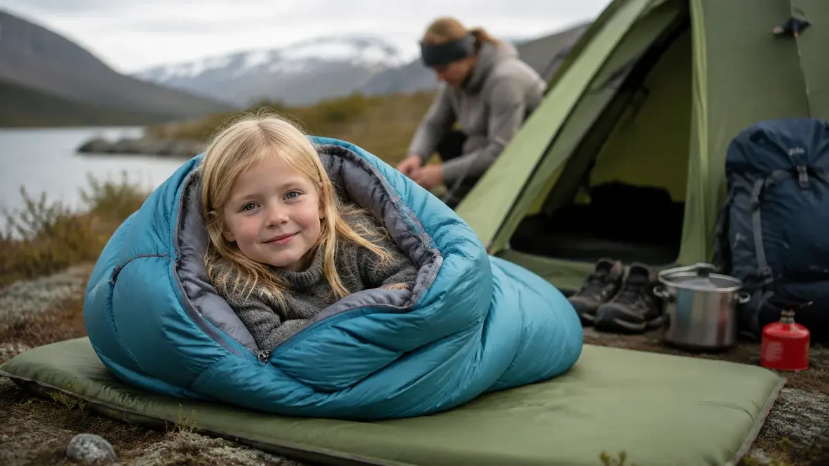 Sovepose børn 2026: bedste juniorsovepose til camping og shelter | Turgrej